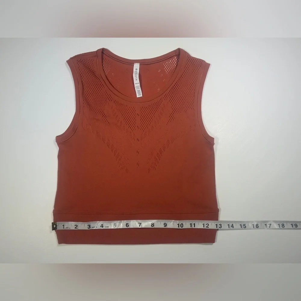 ATHLETA Women's Sleeveless Rust Top 🏃‍♀️🧡🍂🍁 - Picture 5 of 9